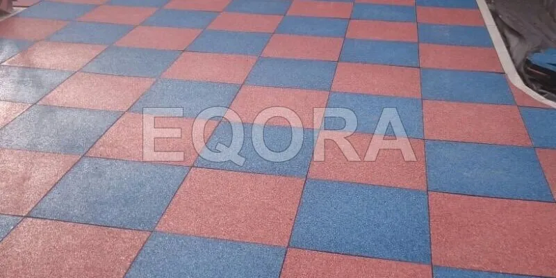 Резиновое покрытие из крошки для автосервисов в Орехово-Зуево