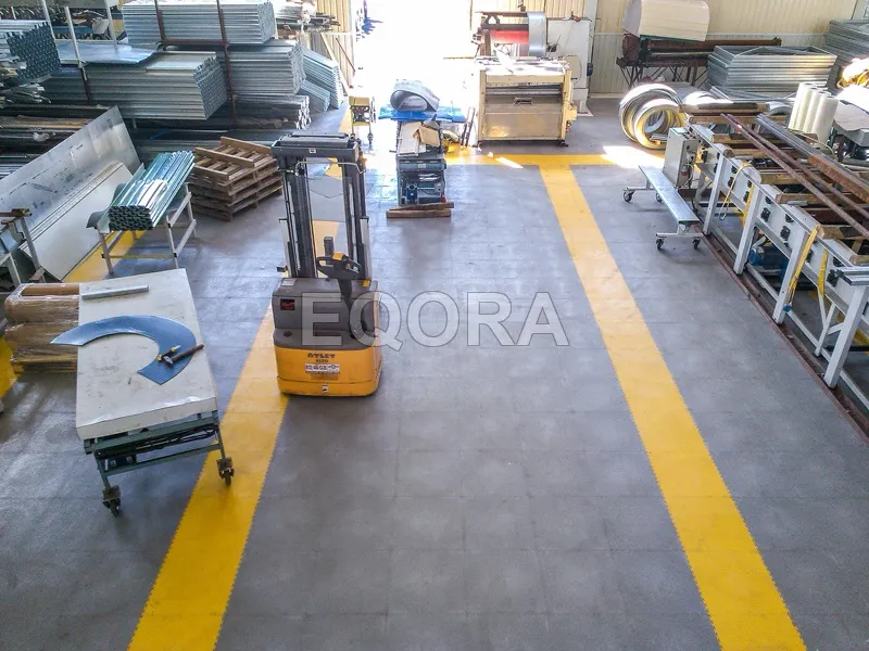 Резиновые покрытия из крошки для производственного цеха в Орехово-Зуево