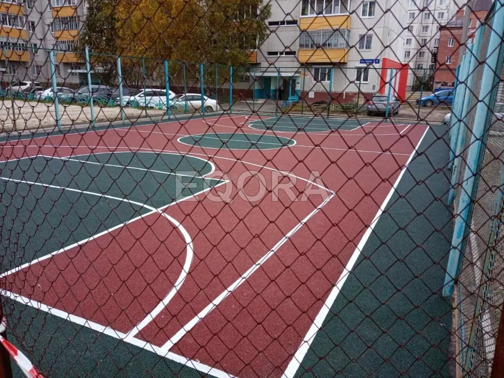 Резиновые покрытия из крошки для спортивных площадок в Орехово-Зуево