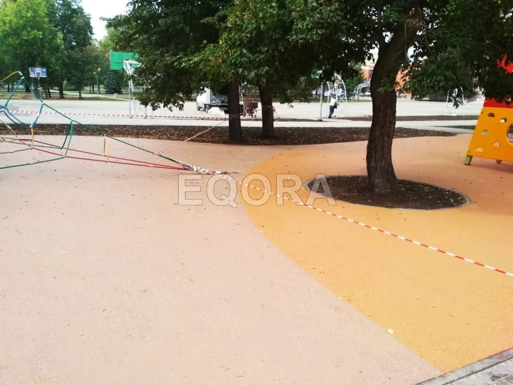 Водопроницаемое покрытие из резиновой крошки в Орехово-Зуево