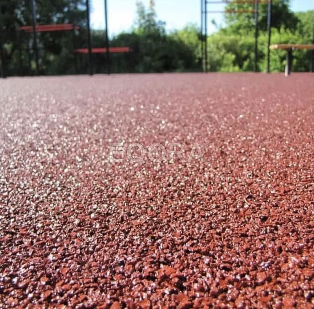 Какой расход клея при укладке покрытия из резиновой крошки?