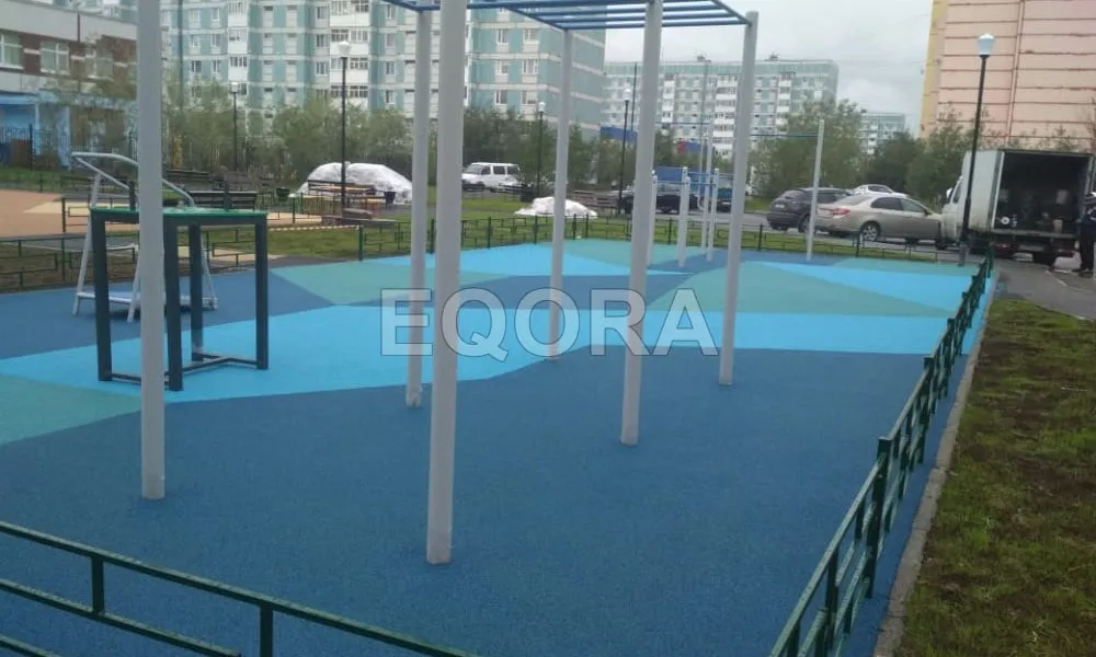 Как рассчитать необходимое количество материала при укладке резиновой крошки в Орехово-Зуево?